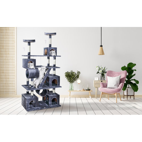 Go Pet Club 87.5" Cat Tree & Reviews Wayfair